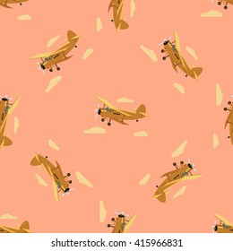  old plane pattern illustration 2