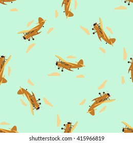  old plane pattern illustration