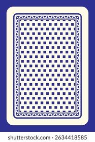Old playing card background. Light yellow and blue