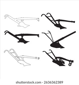 Old Plow, Farming Vector, Farmhouse, old plow monogram
