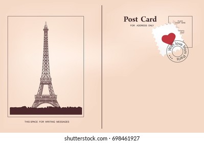 Old postcard for a loved one.