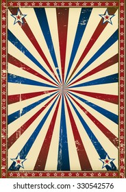 Old poster patriotic background. A patriotic background with a texture for your publicity