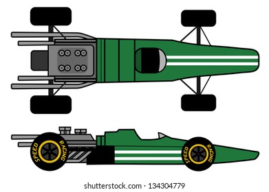 Old racing car