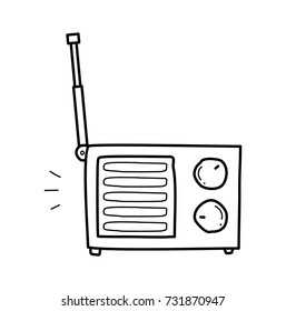 old radio doodle