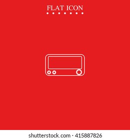 Old radio icon.