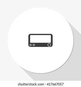 Old radio icon.