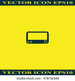 Old radio icon.