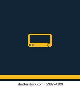 Old radio icon.