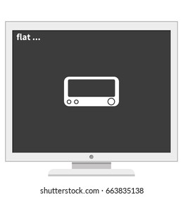 Old radio icon.
