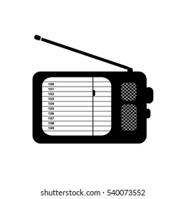old radio Icon Vector Illustration