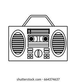 Old radio stereo