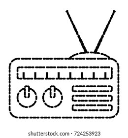 Old radio stereo