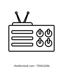Old radio stereo