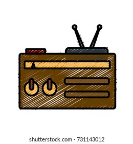 Old radio stereo
