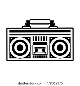 Old radio stereo