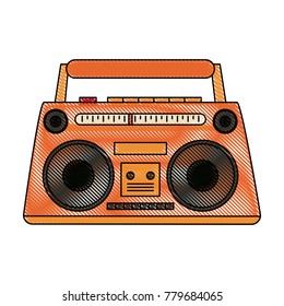 Old radio stereo