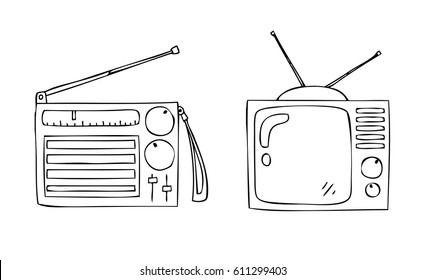 Old Radio Vector Stock Vectors Images Vector Art Shutterstock