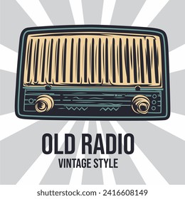 the Old Radio Vector Vintage