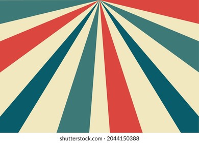 old rays background in retro style