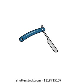 Old razor for shaving icon. Simple element illustration. Old razor for shaving symbol design from Barbershop collection set. Can be used for web and mobile on white background