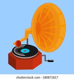 Old Record Player -gramophone