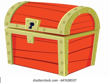 Old Red chest