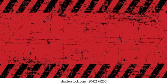 Old red signboard. Do not enter, attention area background. Caution, warning zone Back, red tape sign. For traffic, website banner