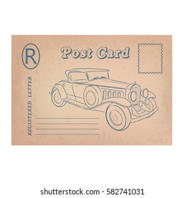     Old retro car 
