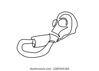 old retro gas mask dangerous object line art