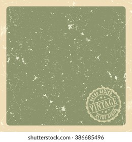 Old retro green paper background