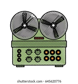 old retro movie proyector