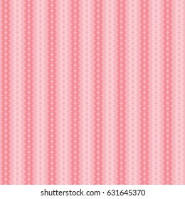 Old retro styled pink wallpaper with wavy lines in two shades of pink