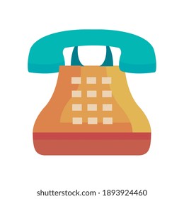 diseño de imagen vectorial de dispositivo digital de teléfono retro antiguo