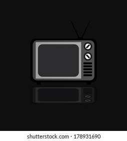Old, retro tv