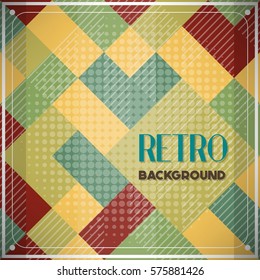 Old retro Vintage style background Design Template Vector Illustration