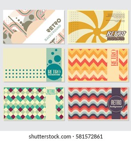 Old retro Vintage style background Design Template Vector Illustration