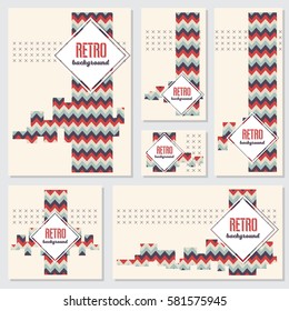 Old retro Vintage style background Design Template,Vector Illustration