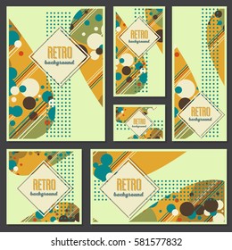 Old retro Vintage style background Design Template,Vector Illustration