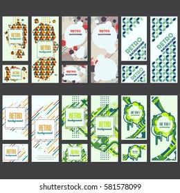 Old retro Vintage style background Design Template Vector Illustration