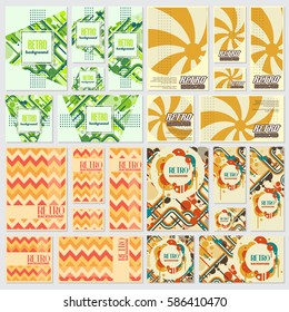 Old retro Vintage style background Design Template,Vector Illustration