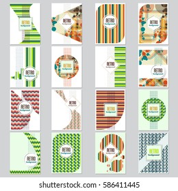 Old retro Vintage style background Design Template,Vector Illustration