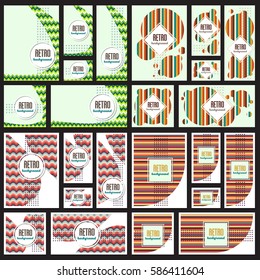 Old retro Vintage style background Design Template,Vector Illustration