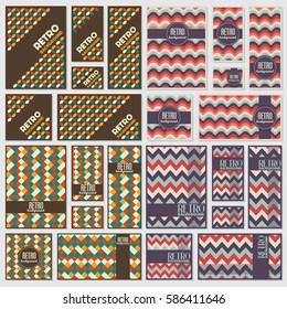 Old retro Vintage style background Design Template,Vector Illustration