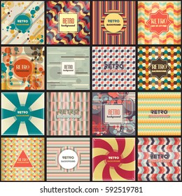 Old retro Vintage style background Design Template,Vector Illustration