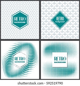 Old retro Vintage style background Design Template,Vector Illustration