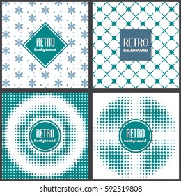 Old retro Vintage style background Design Template,Vector Illustration