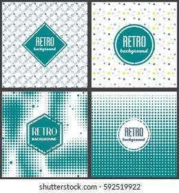 Old retro Vintage style background Design Template,Vector Illustration