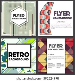 Old retro Vintage style background Design Template,Vector Illustration