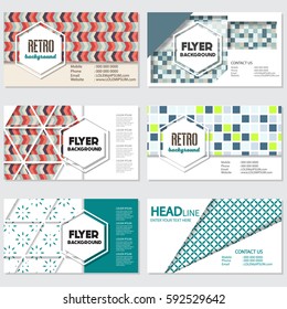 Old retro Vintage style background Design Template,Vector Illustration