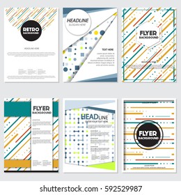Old retro Vintage style background Design Template,Vector Illustration